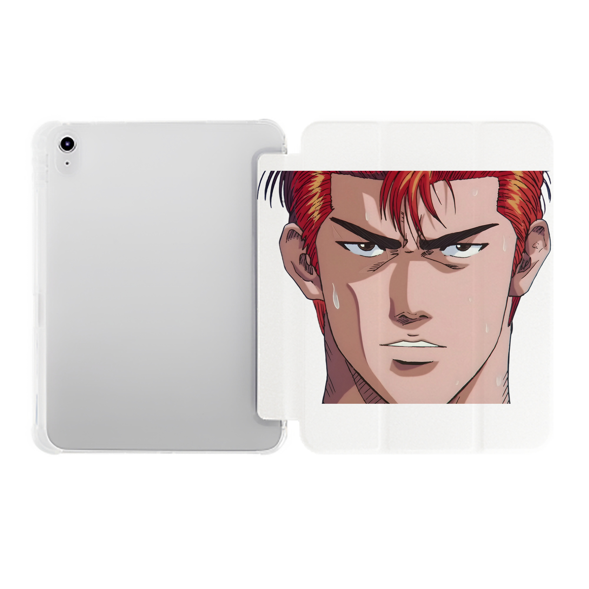 （画像用） SLAM DUNK／スラムダンク IPad ケース ペン収納付き 三つ折りスタンド PUレザー×シリコン 対応機種9.5/10.5/10.9インチ